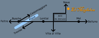 La bruschetteria si trova a Nave di Mel